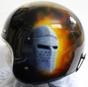 Motorradhelm-Ritter